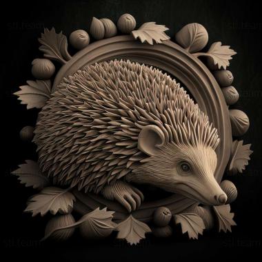 3D model hedgehog (STL)